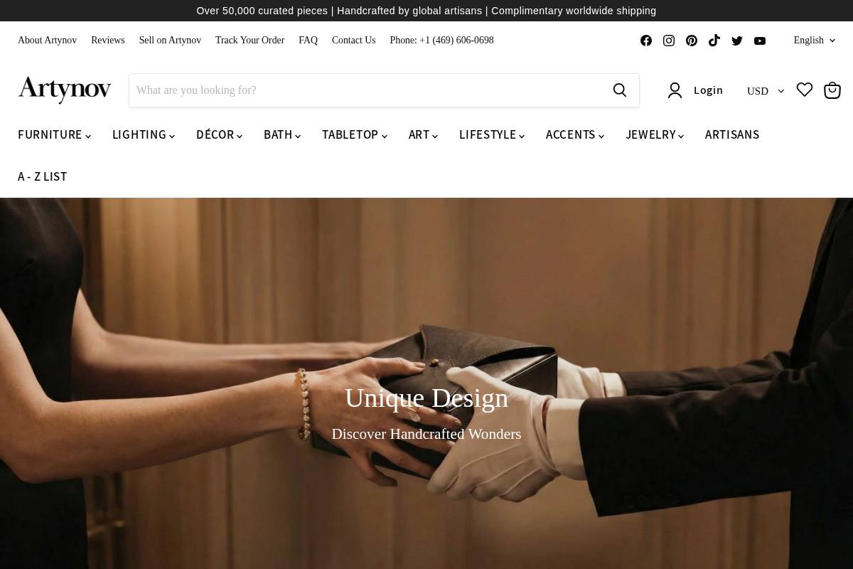 artynov.com homepage screenshot