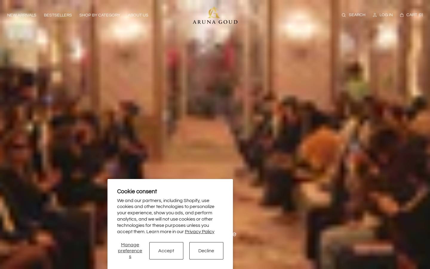 arunagoud.com homepage screenshot
