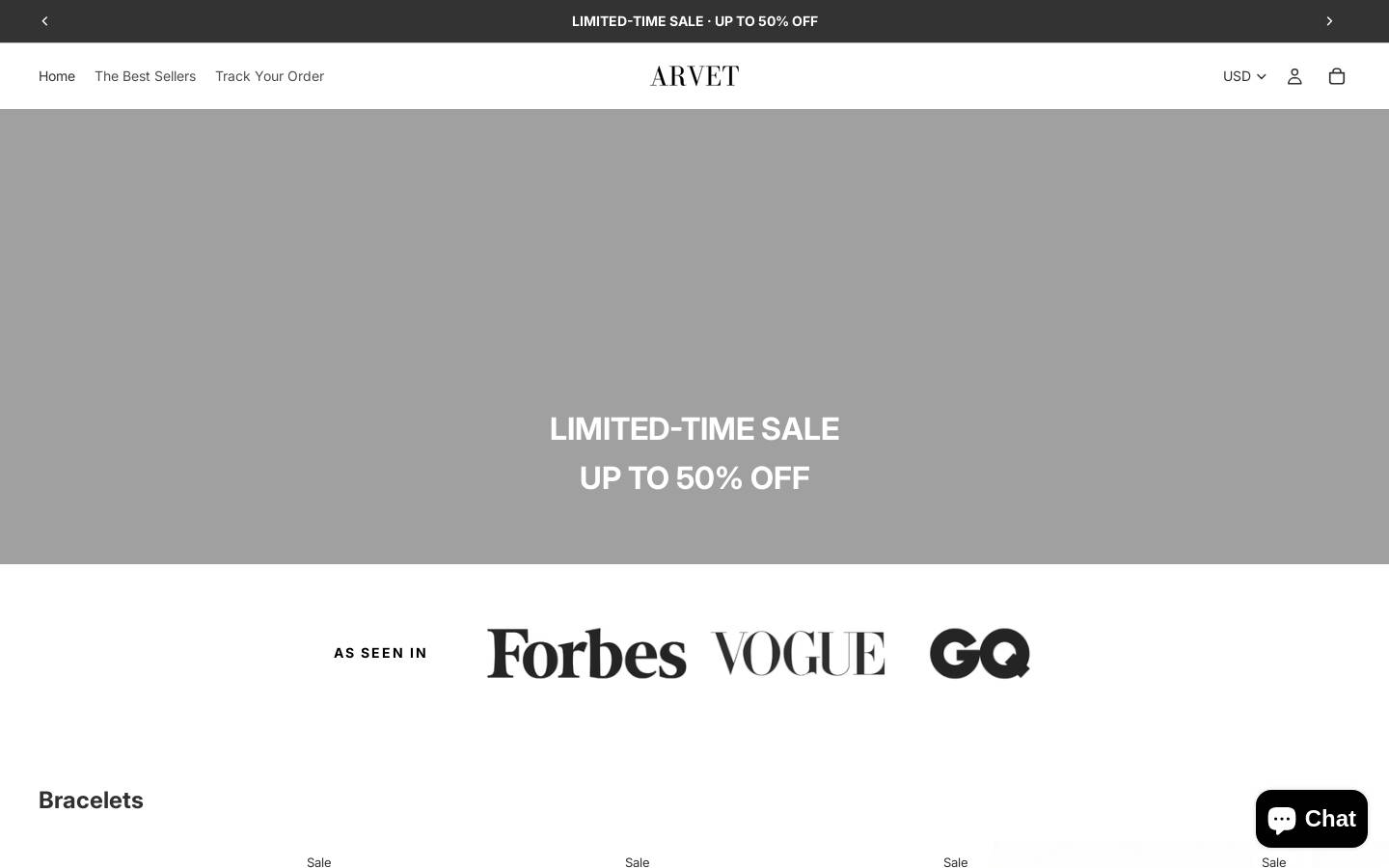 arvetco.com homepage screenshot
