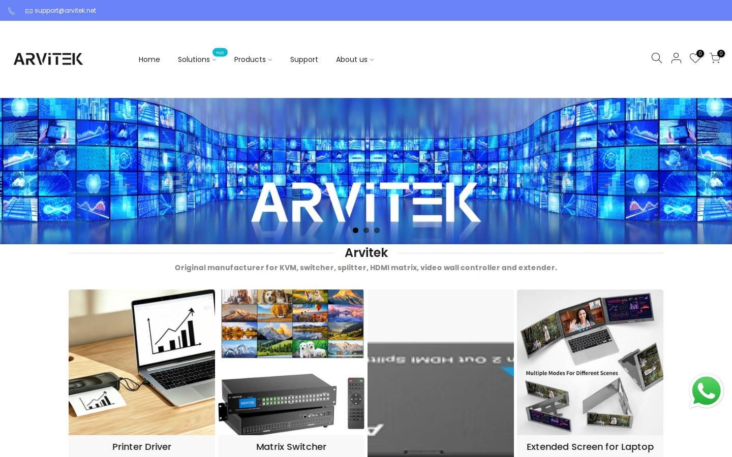 arvitek.net homepage screenshot