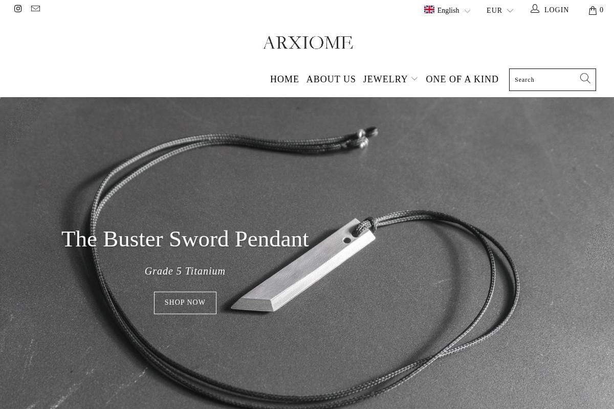 arxiome.com homepage screenshot