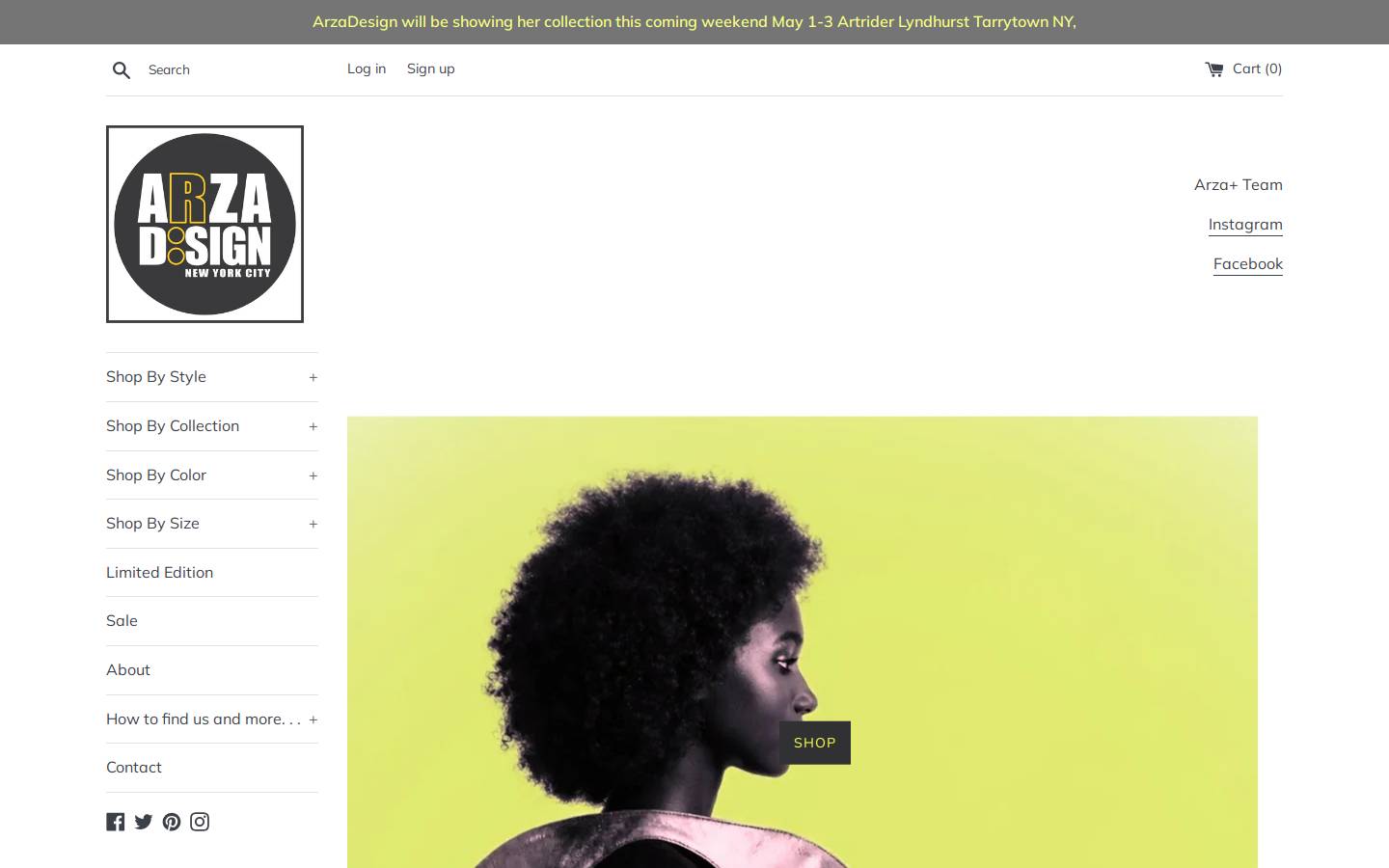 arzadesign.com homepage screenshot