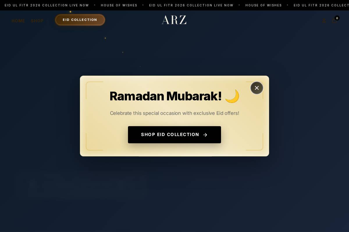 arzlifestyle.com homepage screenshot