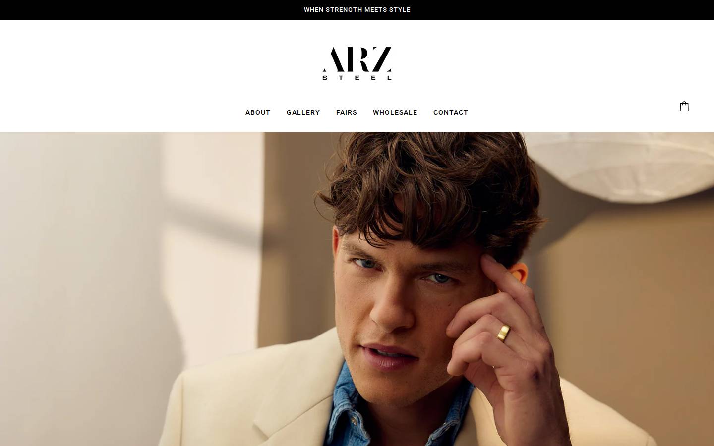 arzsteel.com homepage screenshot