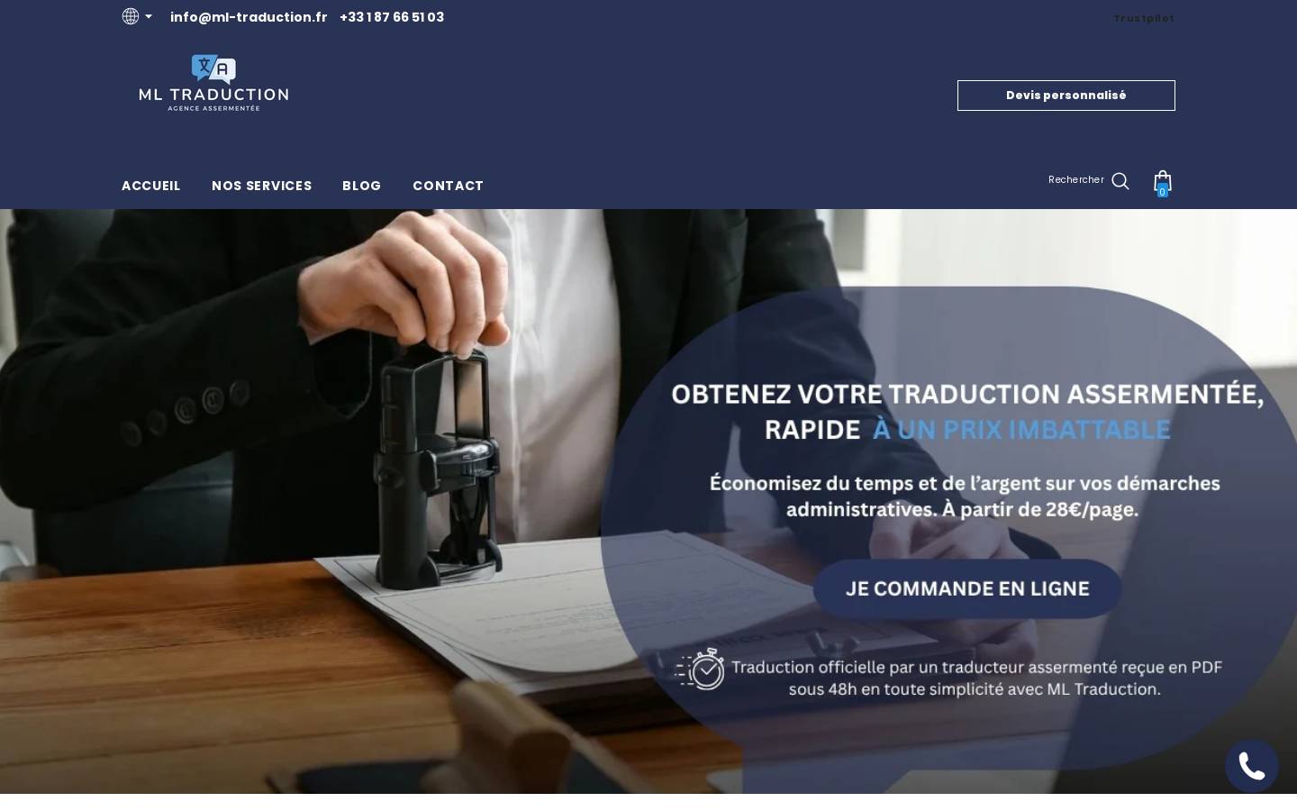 KT Tradu homepage screenshot