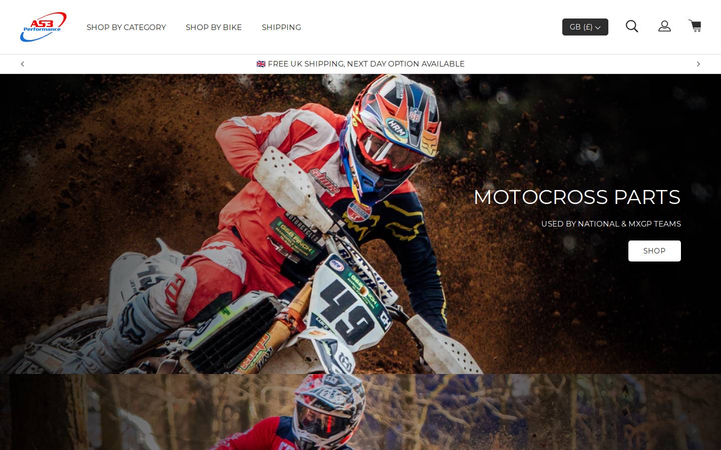As3performance homepage screenshot