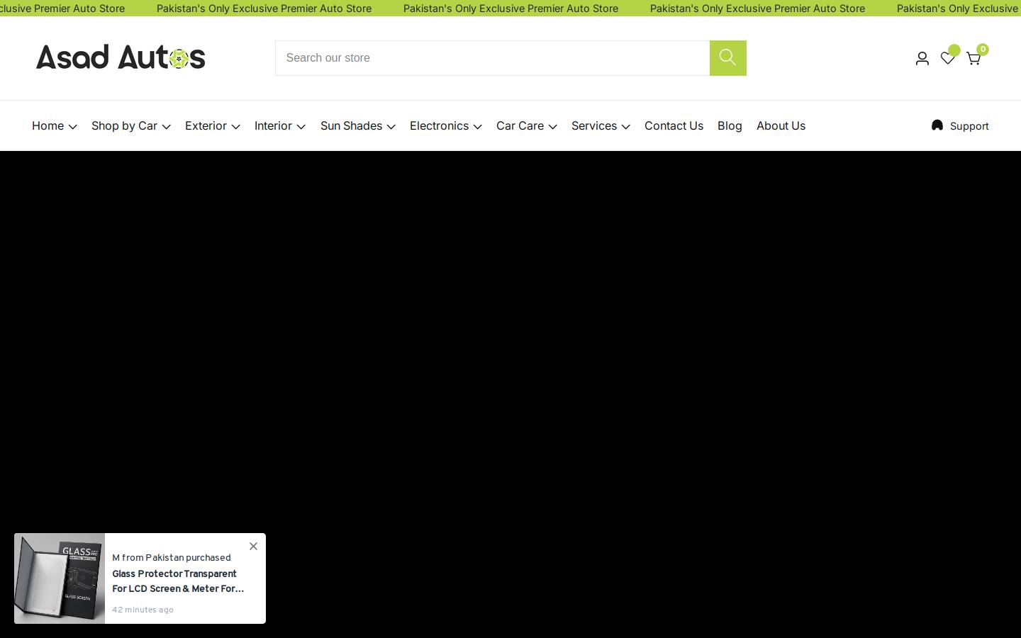asadautos.com homepage screenshot