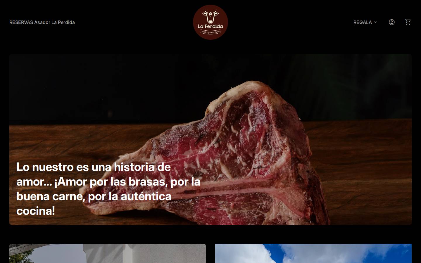 asadorlaperdida.com homepage screenshot