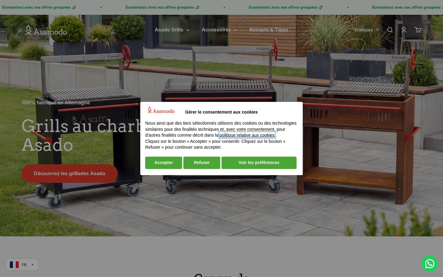 asamodo.fr homepage screenshot