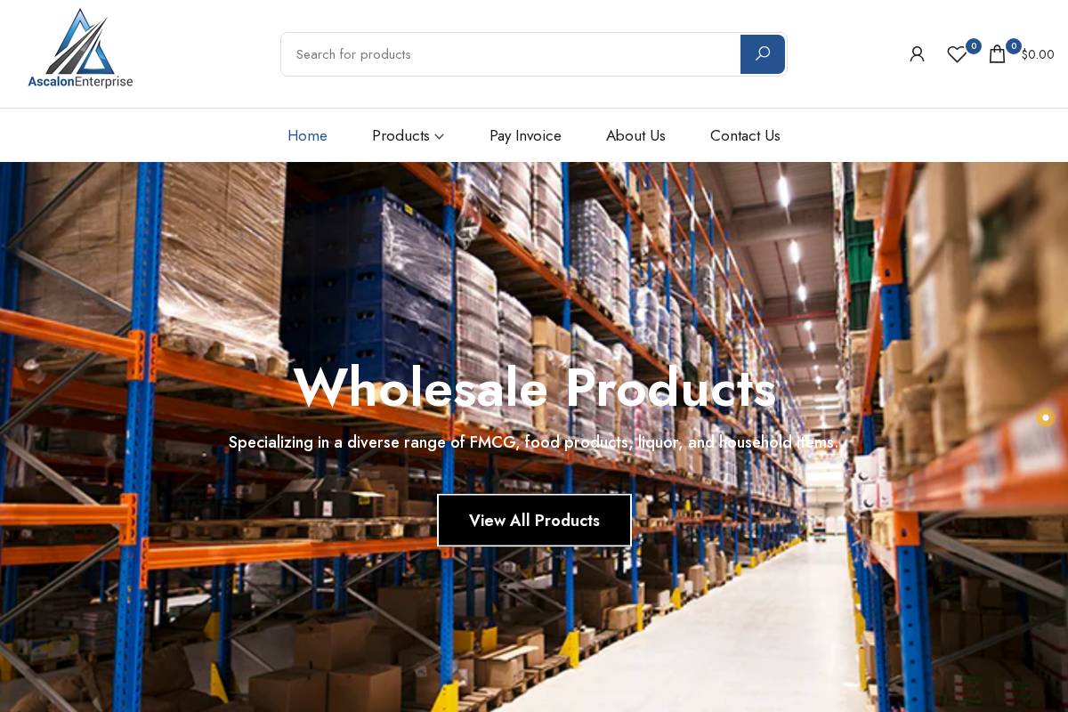 ascalonenterprise.com homepage screenshot