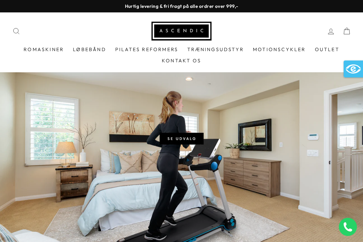 Ascendic ApS homepage screenshot