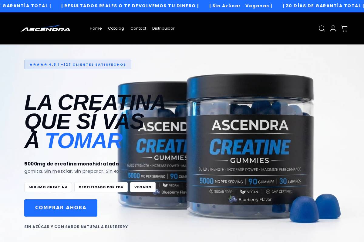 ascendra.com.mx homepage screenshot