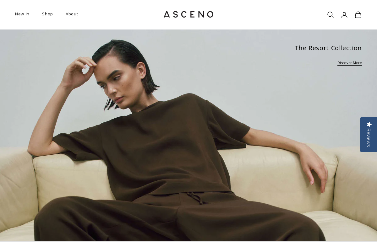 Asceno homepage screenshot