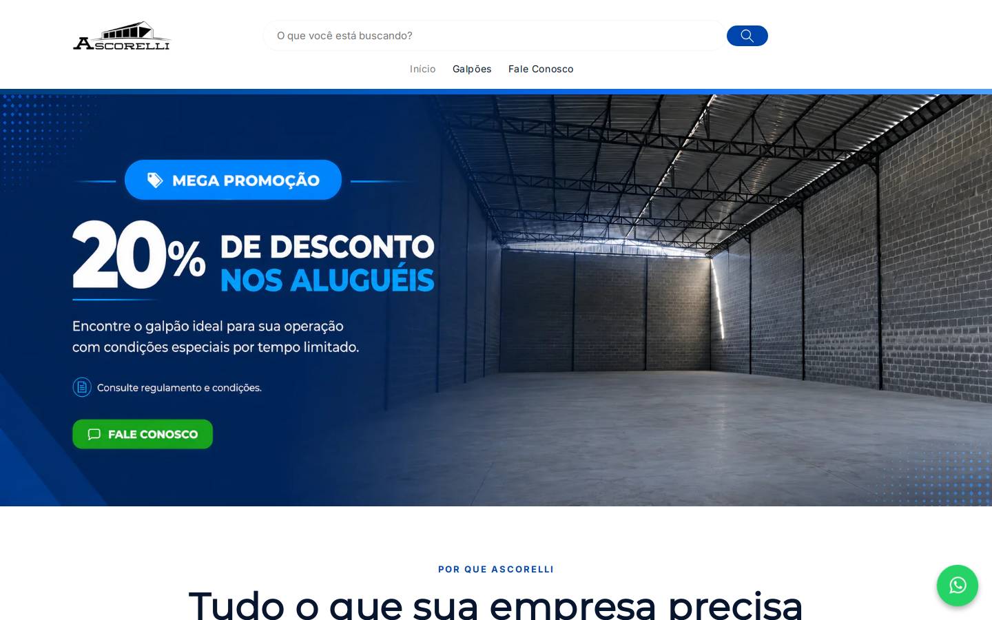 ascorelli.com homepage screenshot