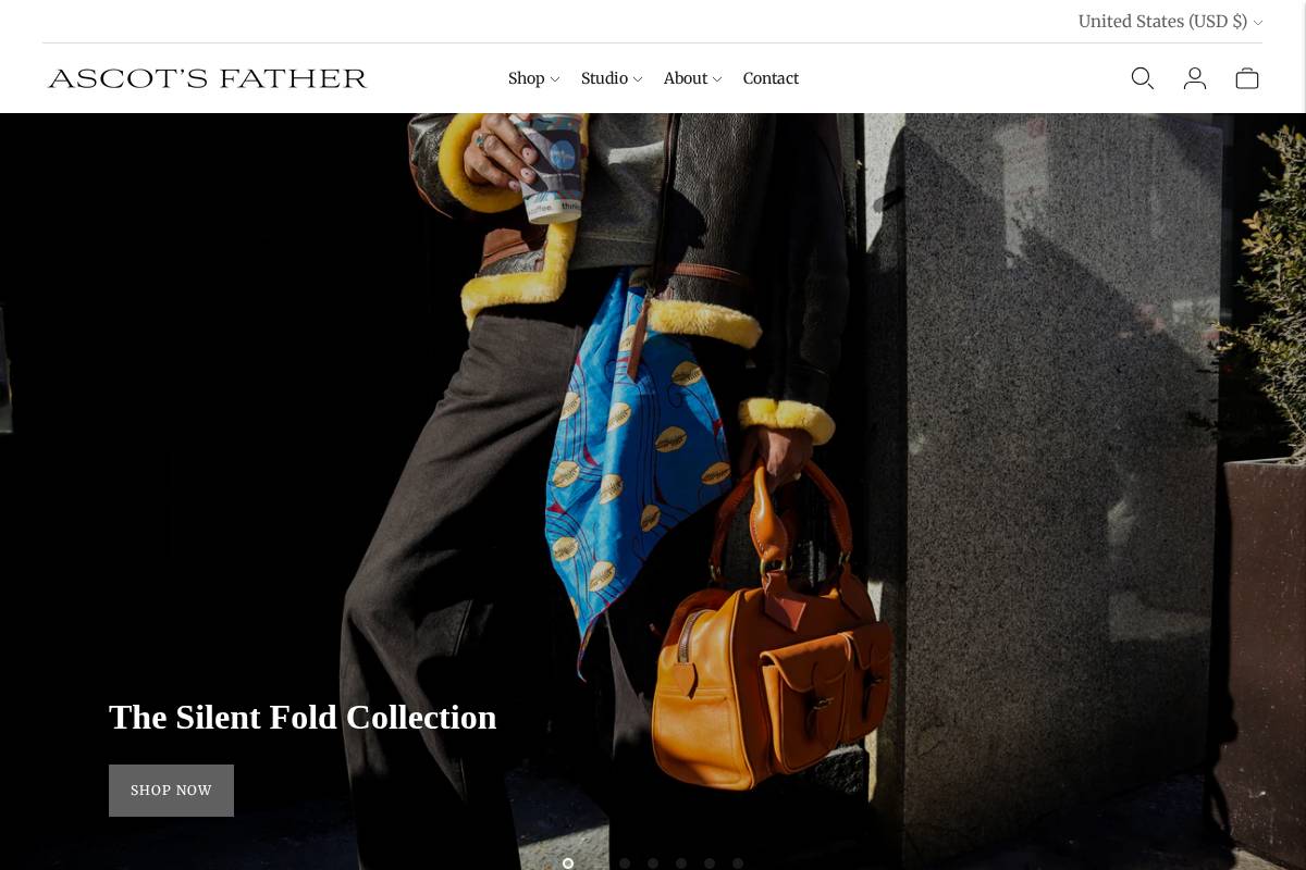 ascotsfather.com homepage screenshot