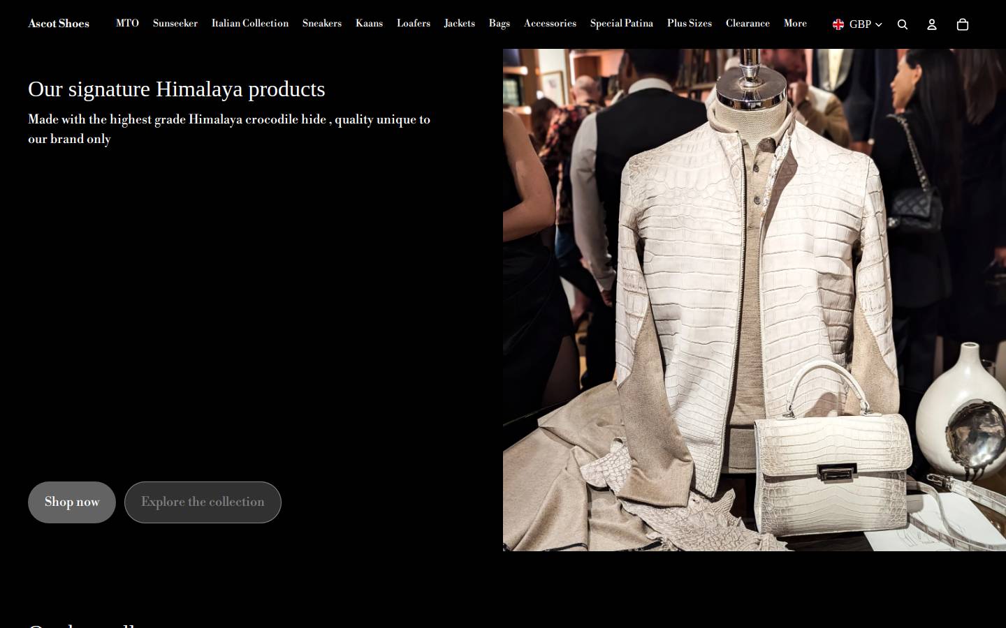 ascotshoes.co.uk homepage screenshot