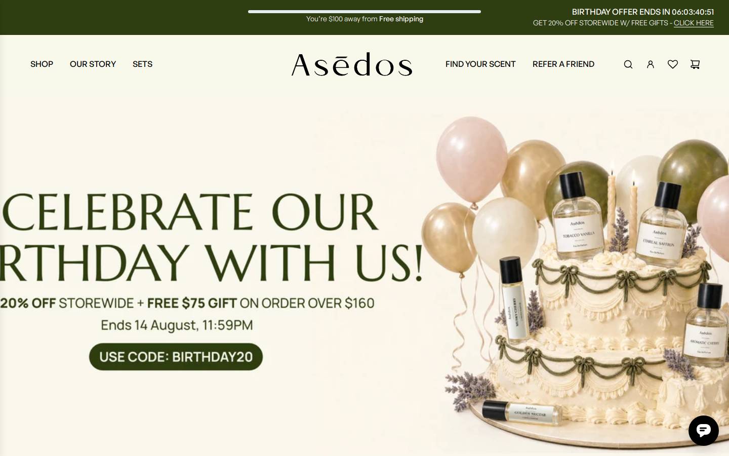asedos.com.au homepage screenshot