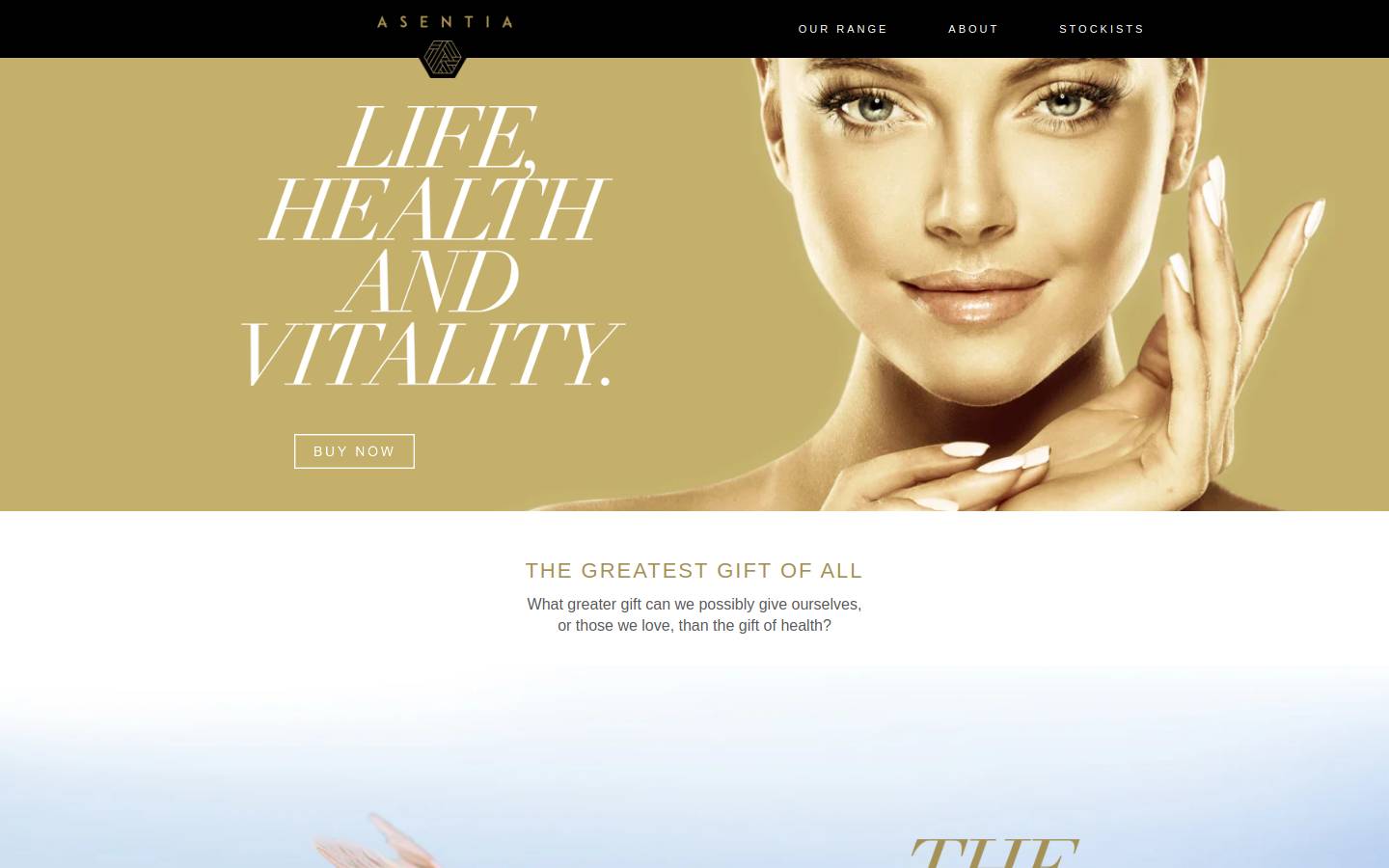 asentiamanuka.com homepage screenshot