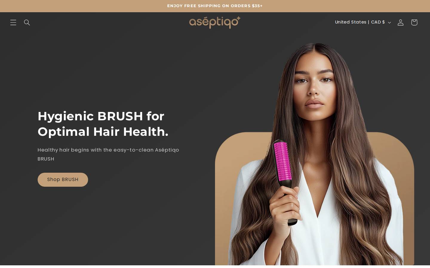 aseptiqo.com homepage screenshot