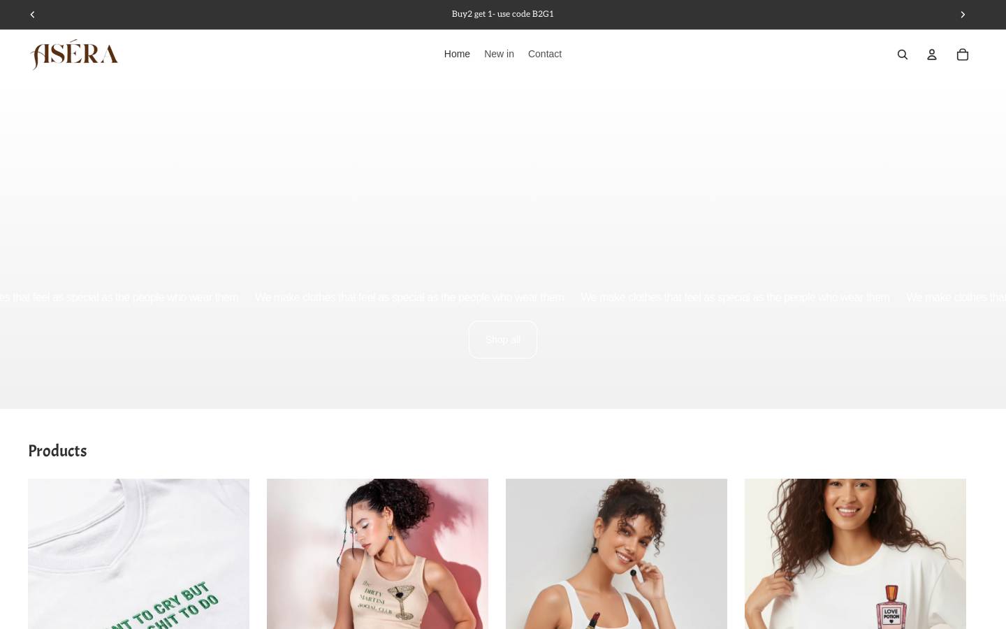 aseravie.com homepage screenshot