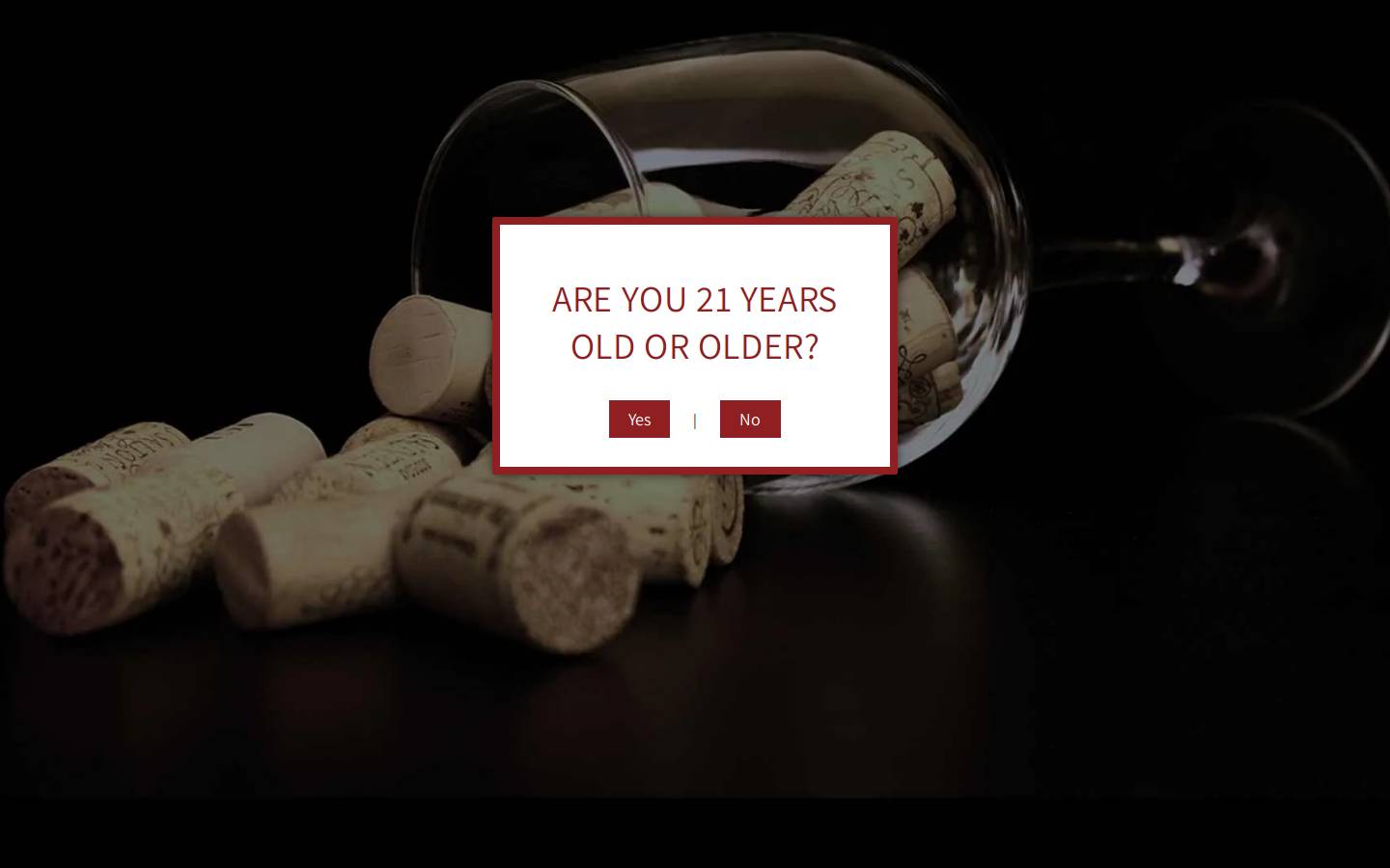 asfinewines.com homepage screenshot