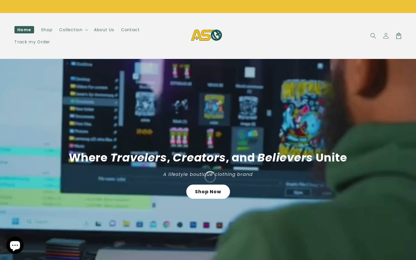 asggarments.com homepage screenshot