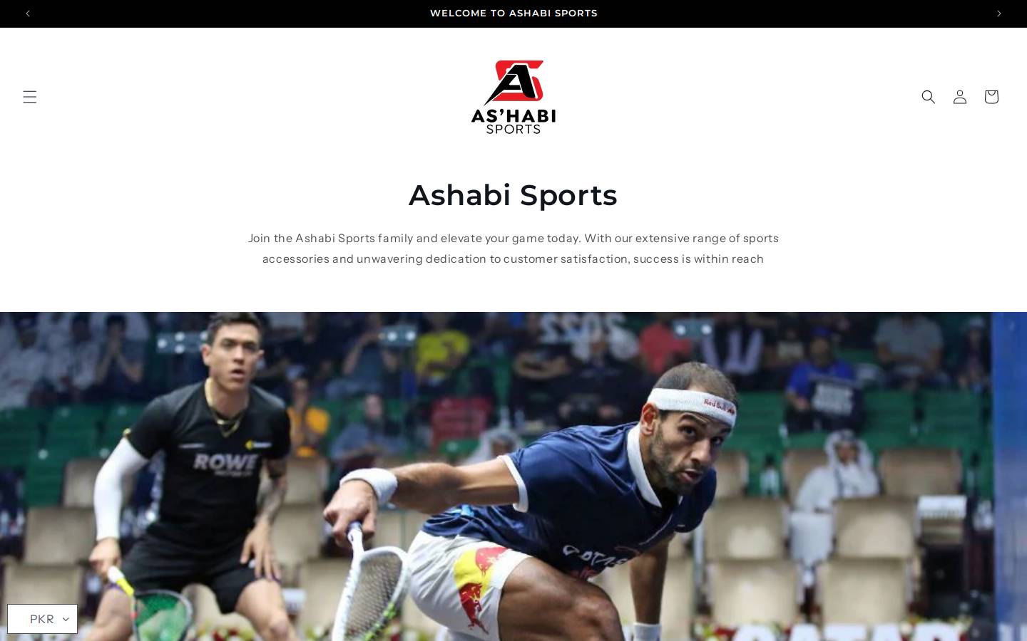 ashabisports.com homepage screenshot