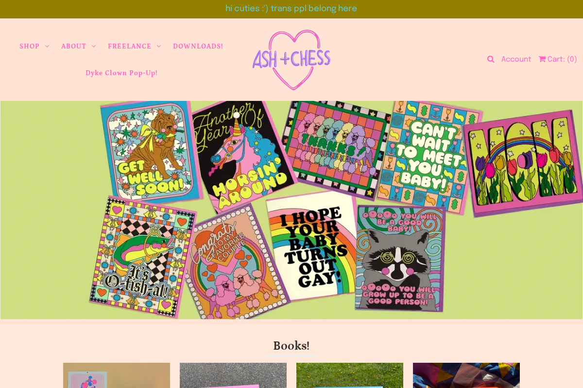 Ash + Chess homepage screenshot