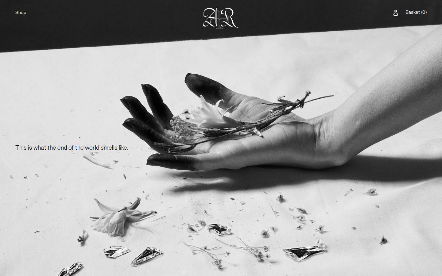 ashandruin.com homepage screenshot