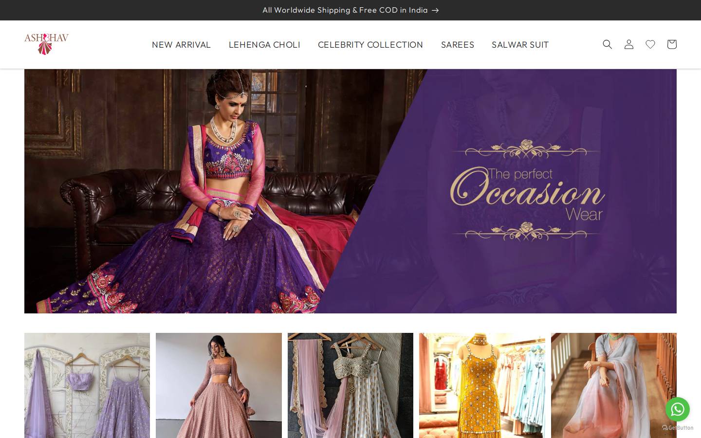 ashbhav.com homepage screenshot