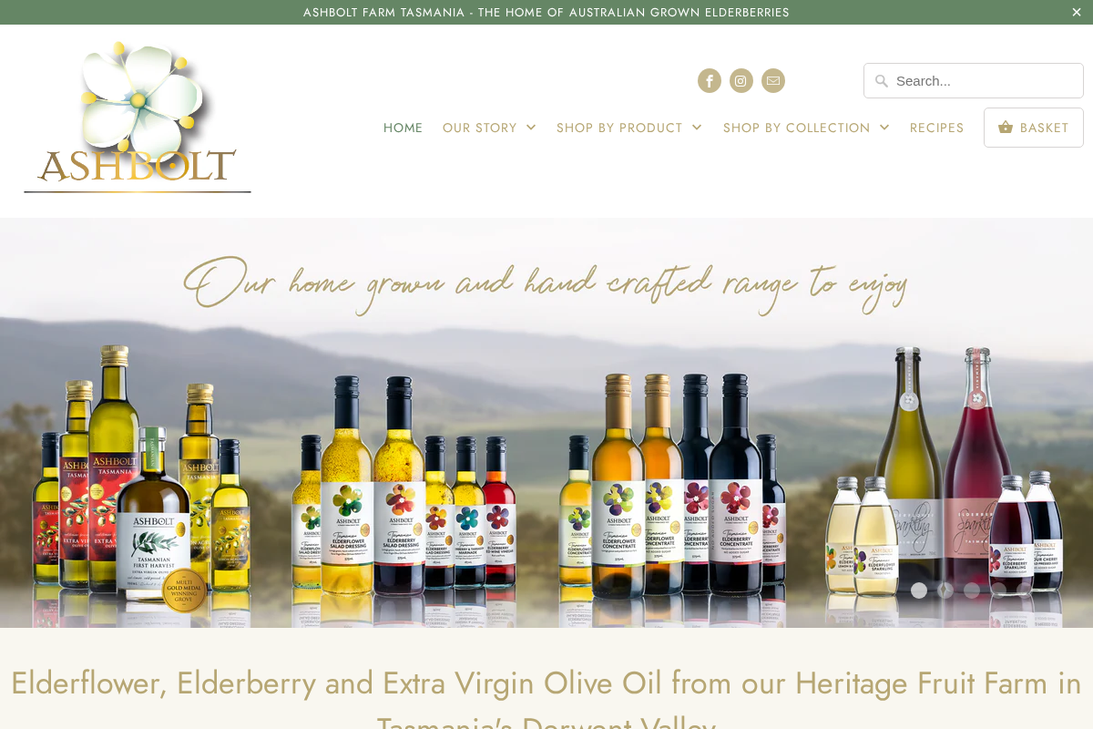 ashbolt.com.au homepage screenshot