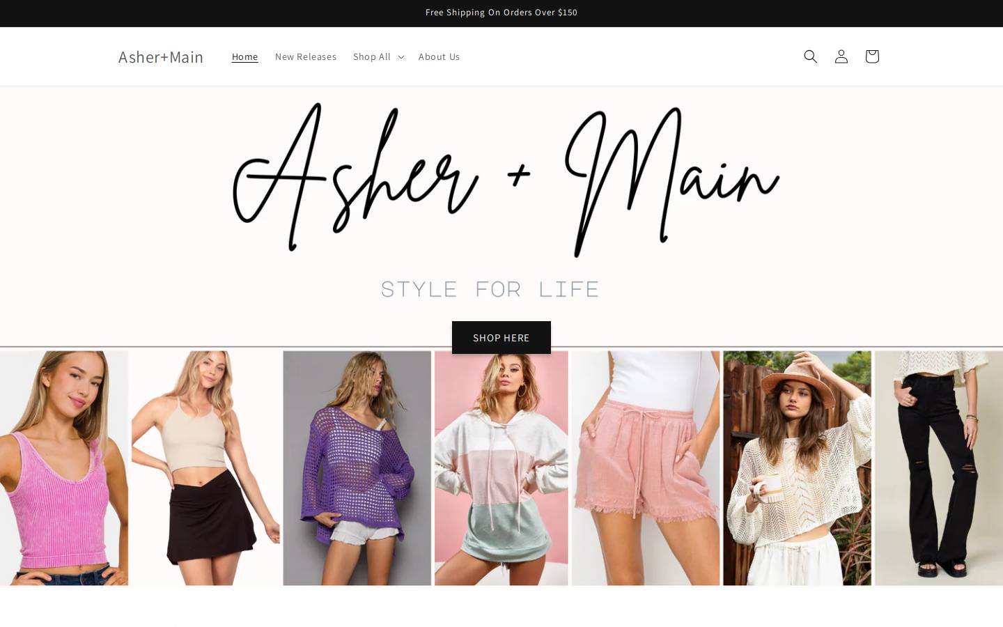asherandmain.com homepage screenshot