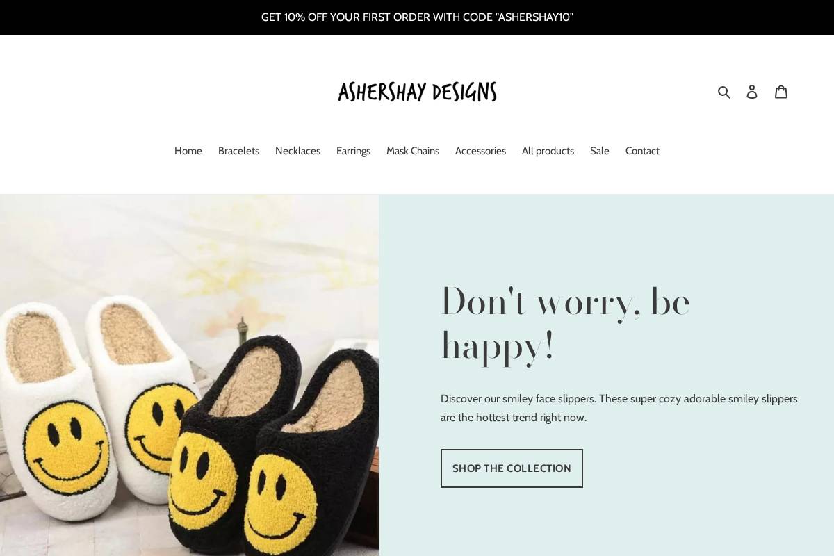 ashershay.com homepage screenshot