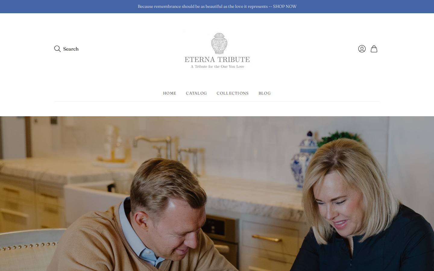 ashesandember.com homepage screenshot