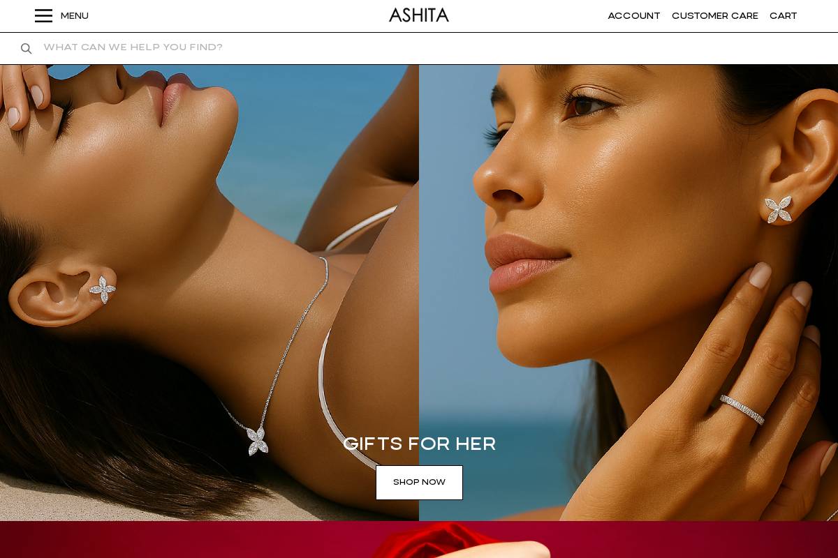 ashitanewyork.com homepage screenshot