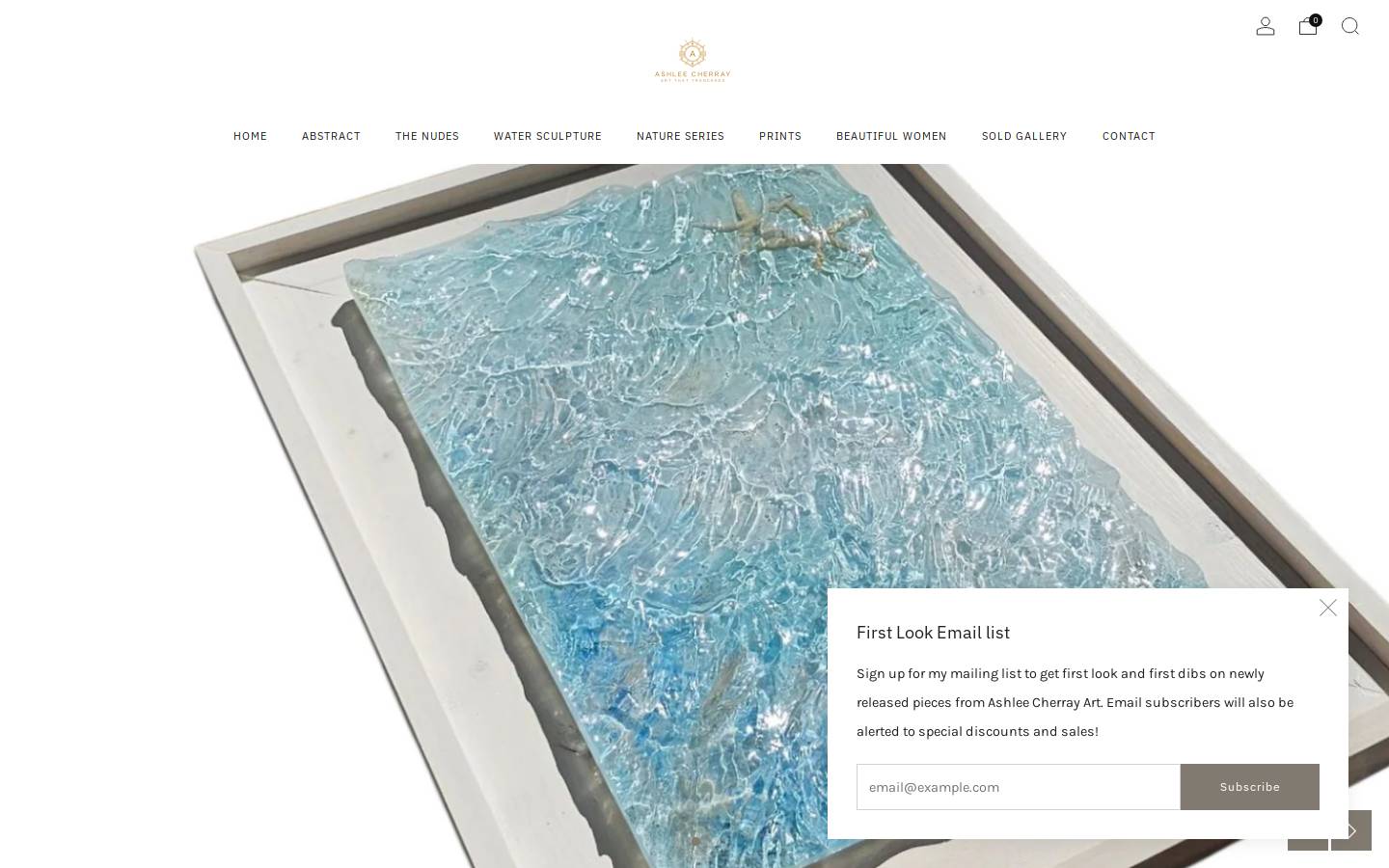 ashleecherray.com homepage screenshot