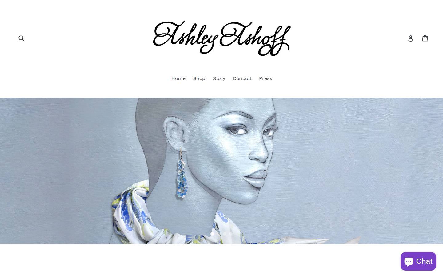 ashleyashoff.com homepage screenshot