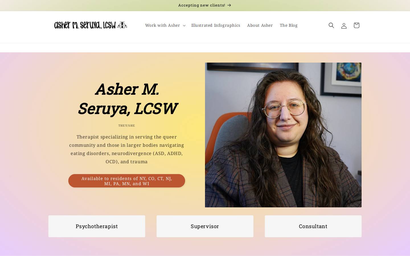 ashleymseruya.com homepage screenshot