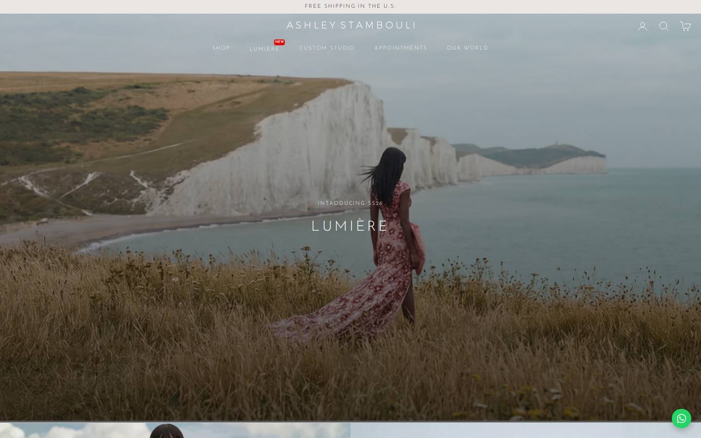 ashleystambouli.com homepage screenshot