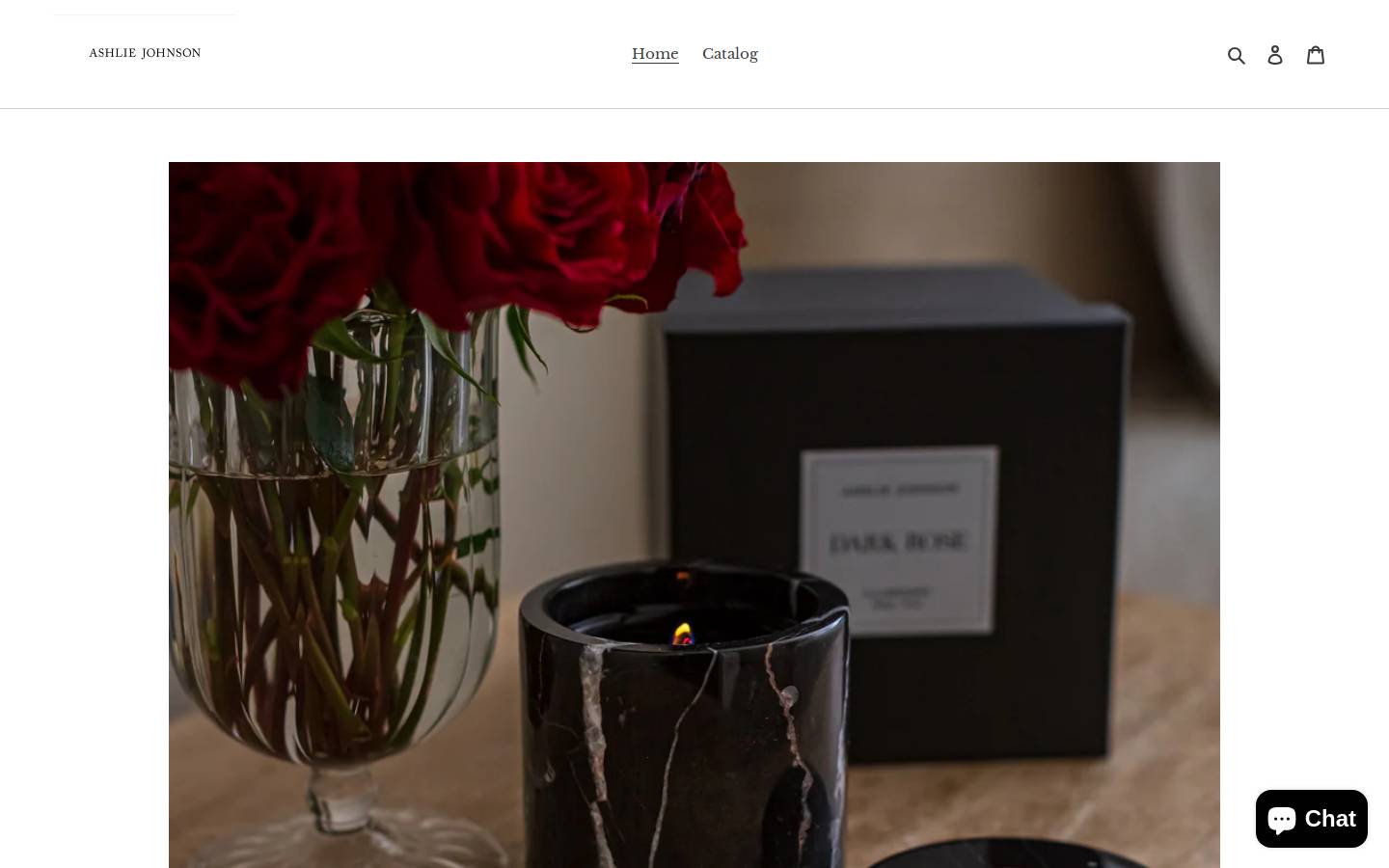 ashlie-johnson.com homepage screenshot