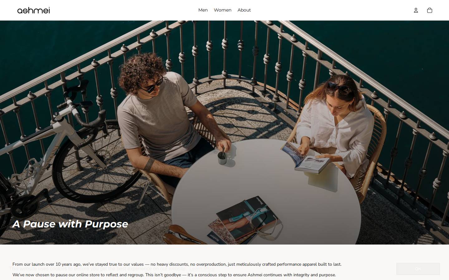 ashmei homepage screenshot
