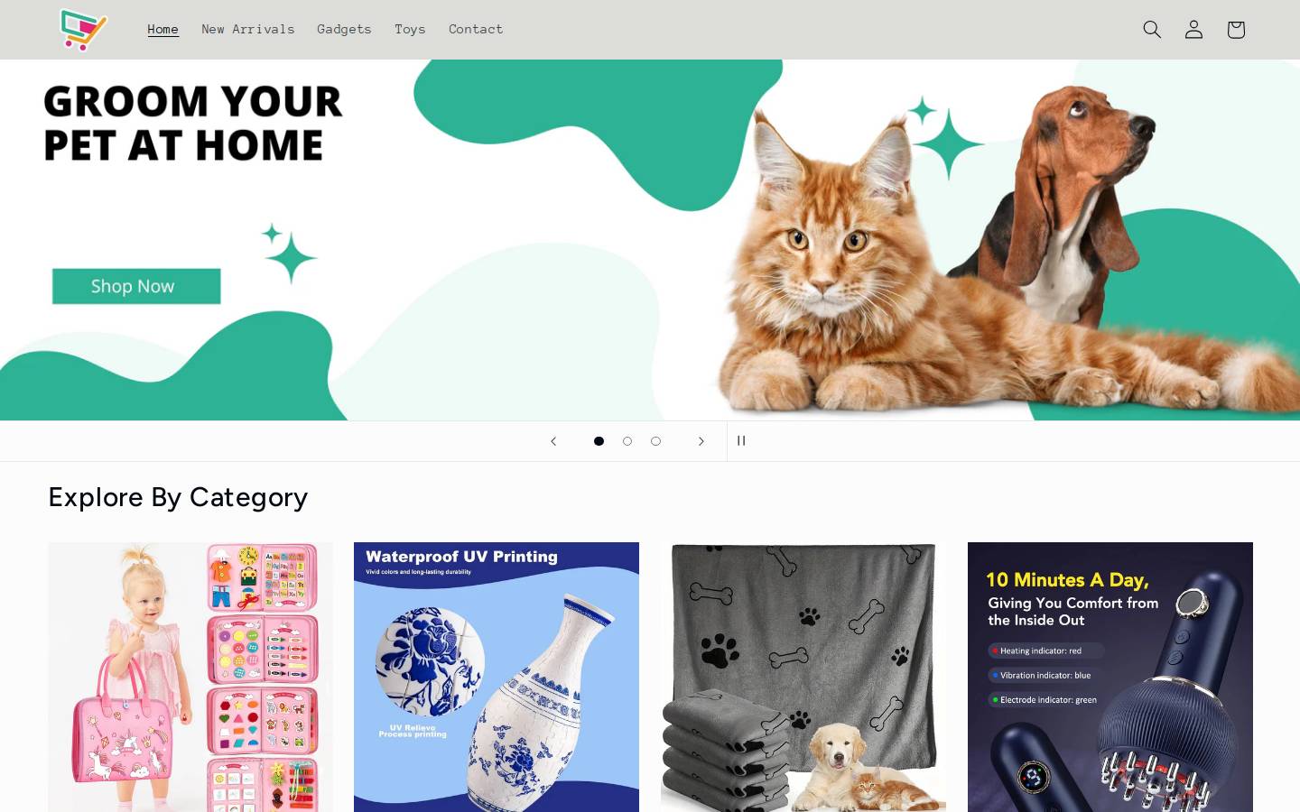 ashopix.com homepage screenshot