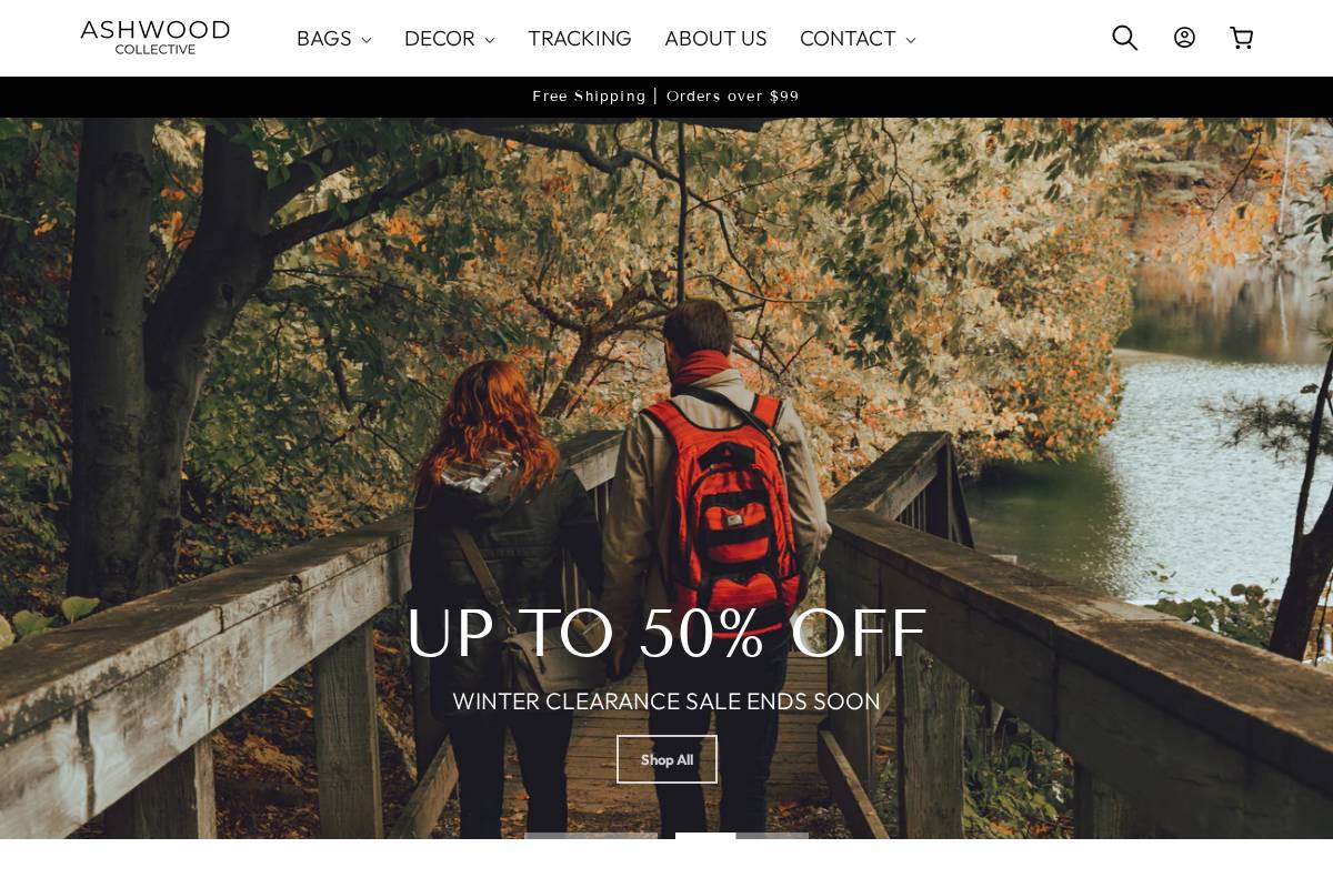 Ashwoodcollective homepage screenshot
