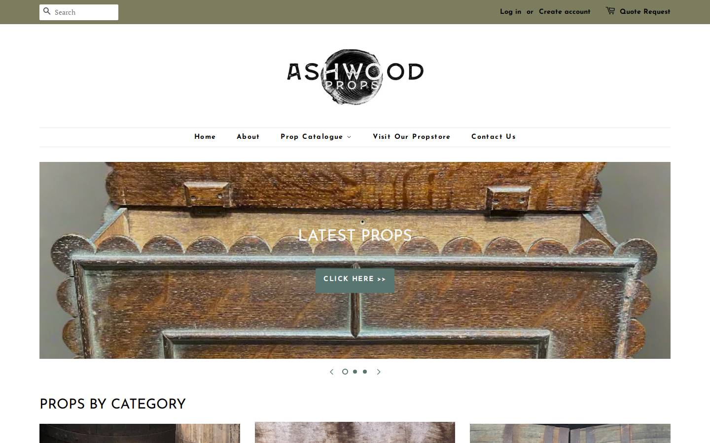 ashwoodprops.com homepage screenshot