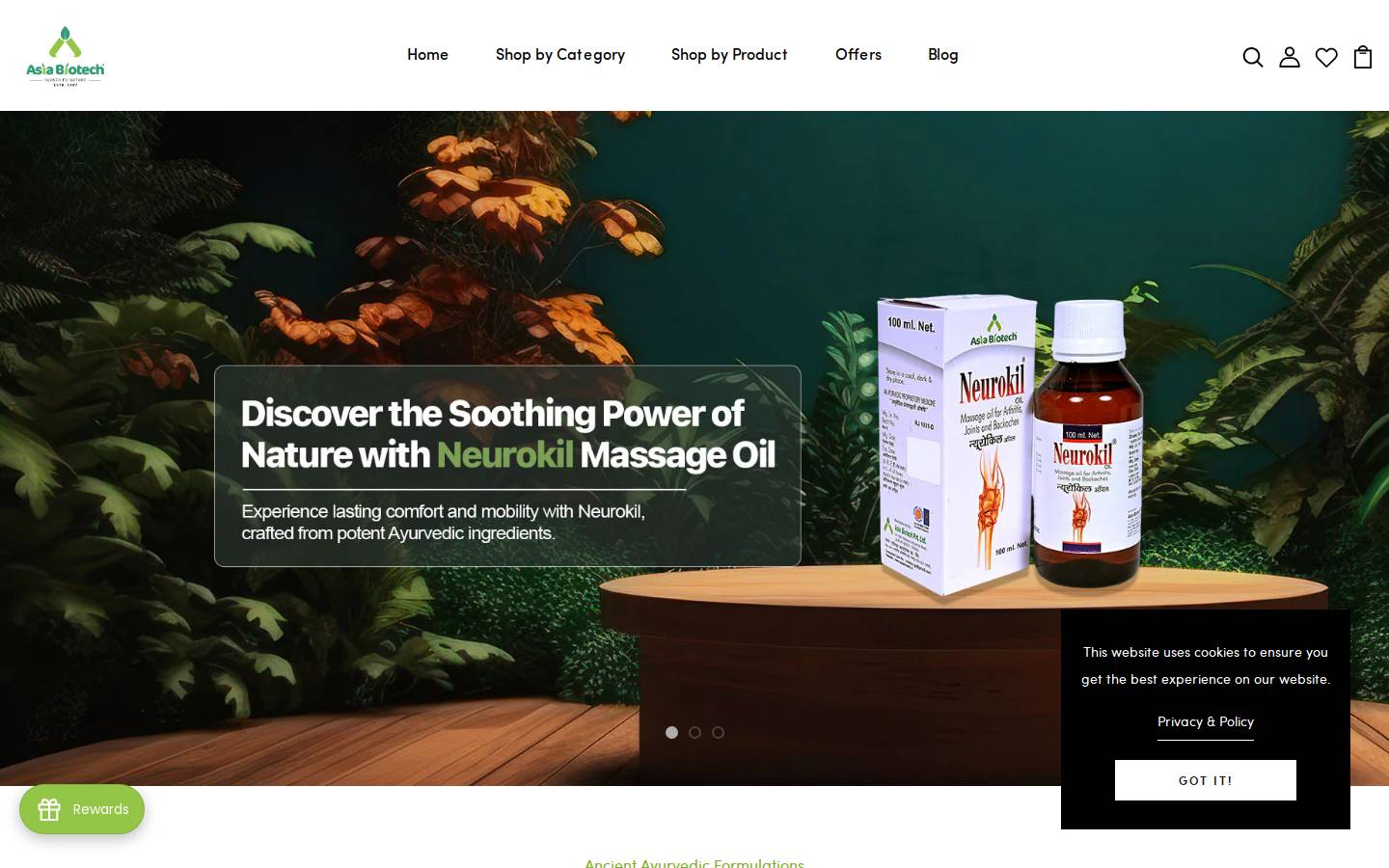 asiabiotechherbal.com homepage screenshot