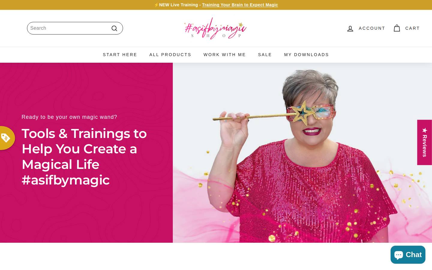 asifbymagic.shop homepage screenshot
