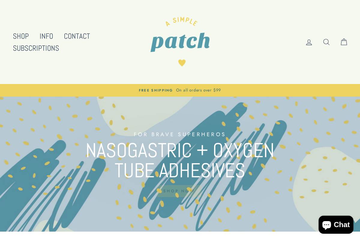 asimplepatch.com homepage screenshot