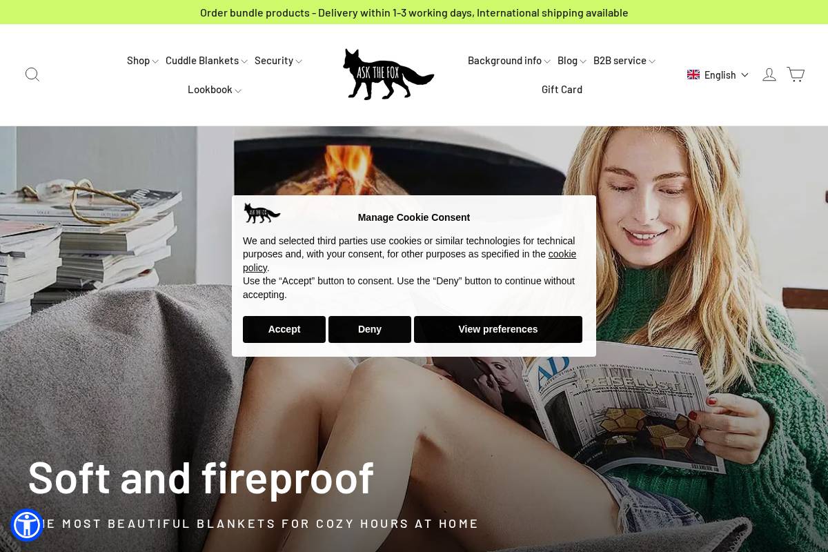 ask-the-fox.com homepage screenshot