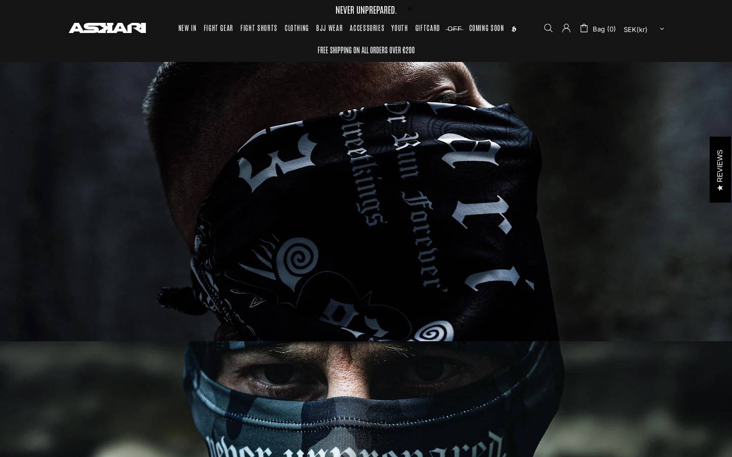 ASKARI ™ homepage screenshot
