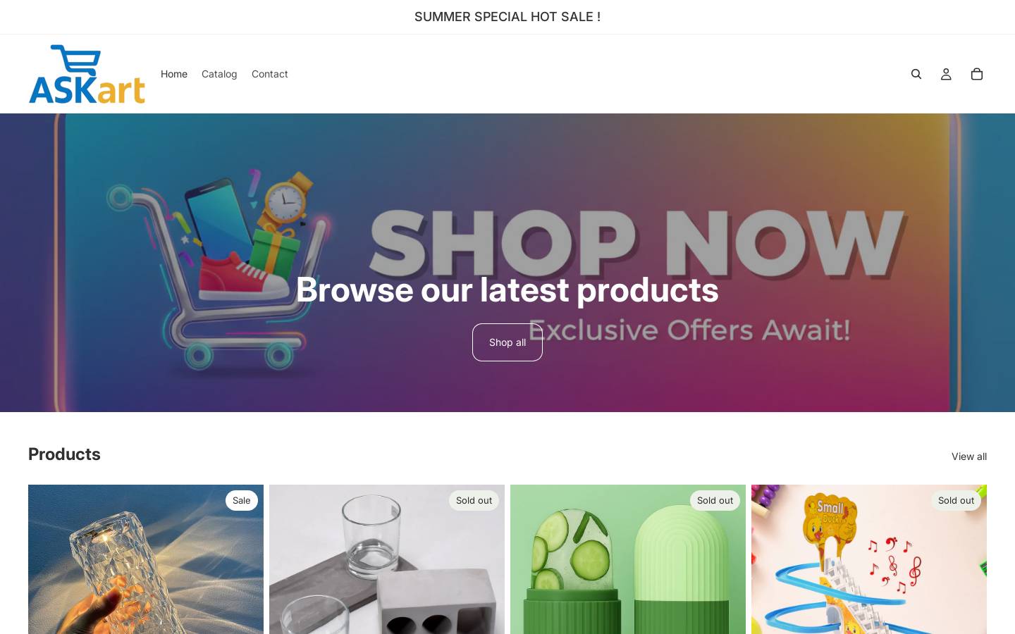 AskART homepage screenshot